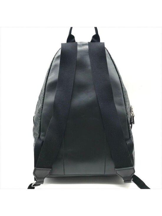 Guccissima Sherry Line Leather Backpack Black Travel Bag main image 10